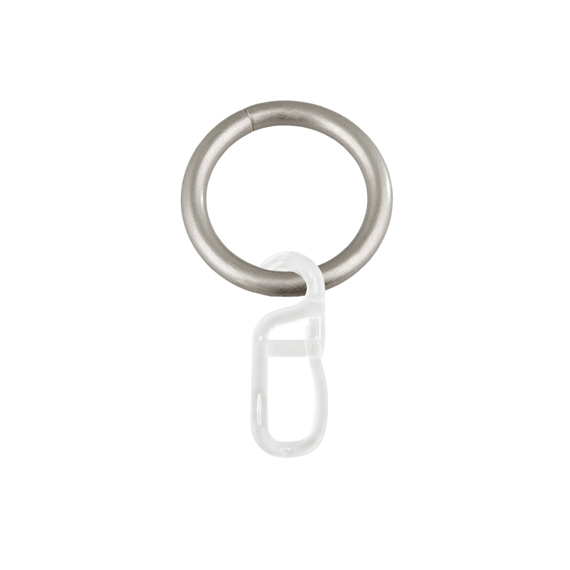 Galerie metalica AVANTI simpla 25 mm, satin nichel(argintiu mat) - imagine 4