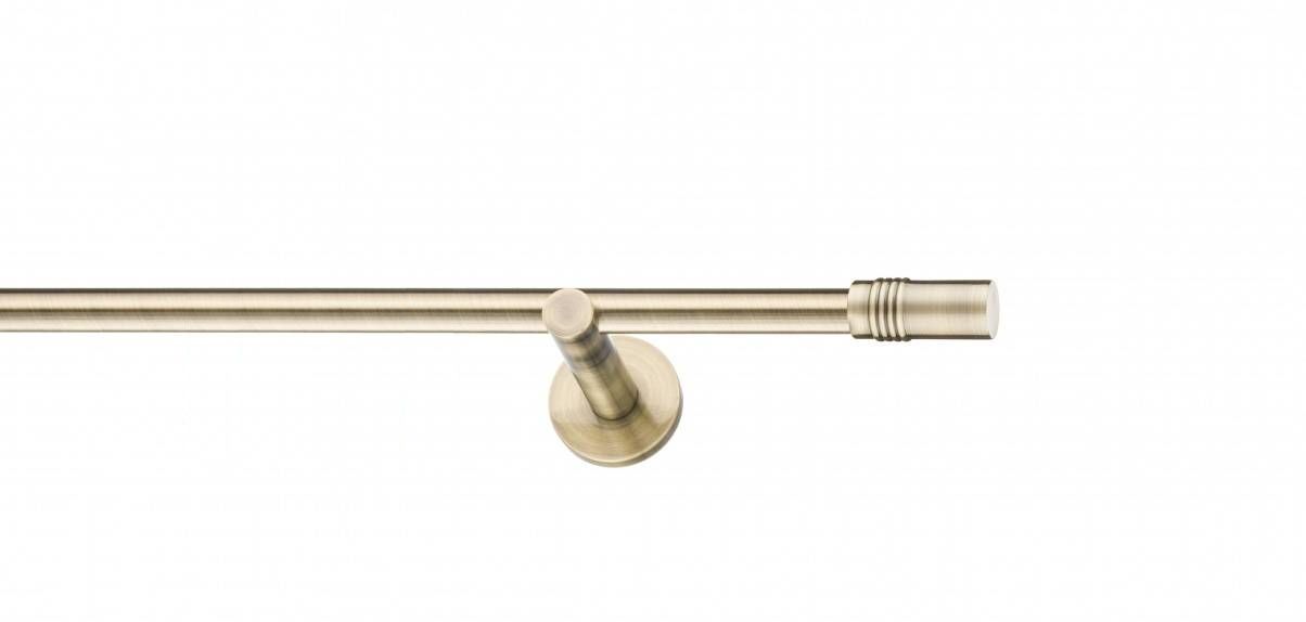 Galerie metalica Celtex -fără inele, simpla - moderna, 16 mm, antique brass (auriu antic)