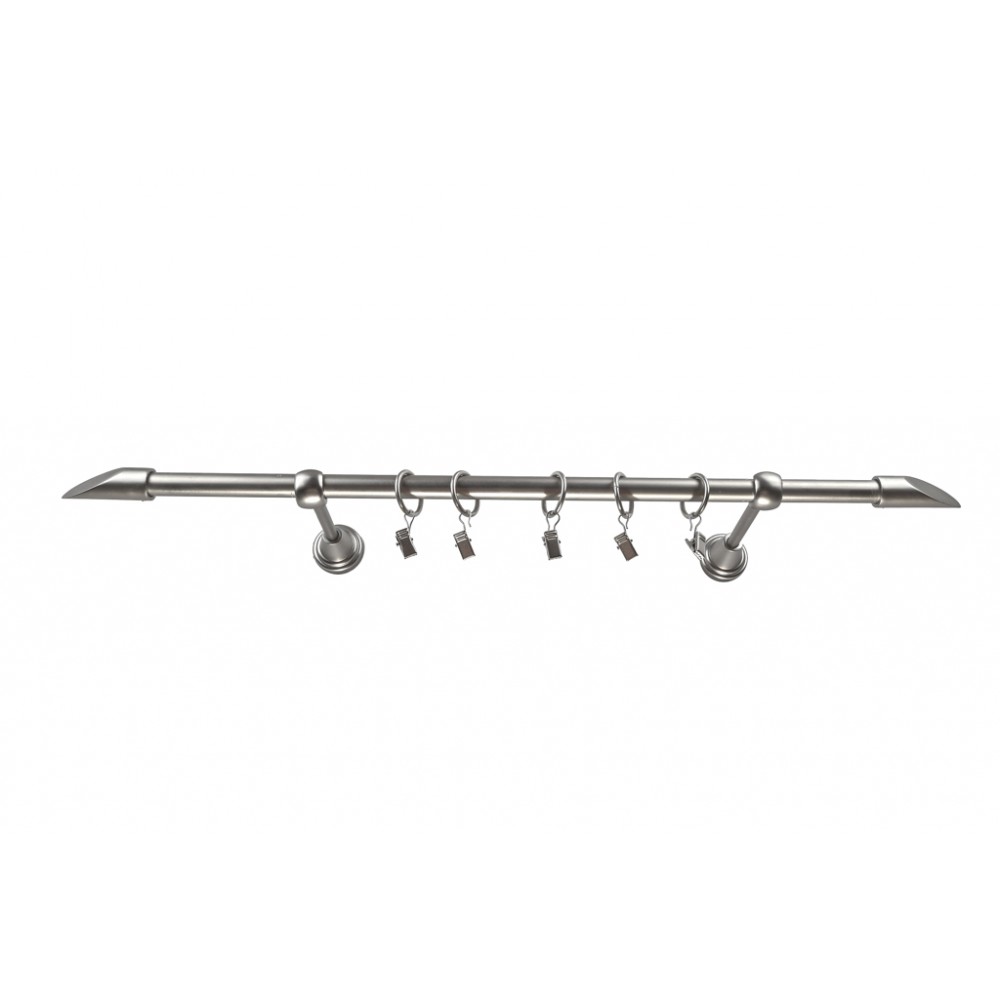 Galerie metalica Alexia simpla 16 mm, satin nichel (argintiu mat)