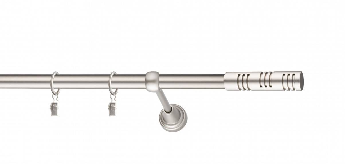 Galerie metalica Elis simpla 19 mm, satin nichel (argintiu mat)