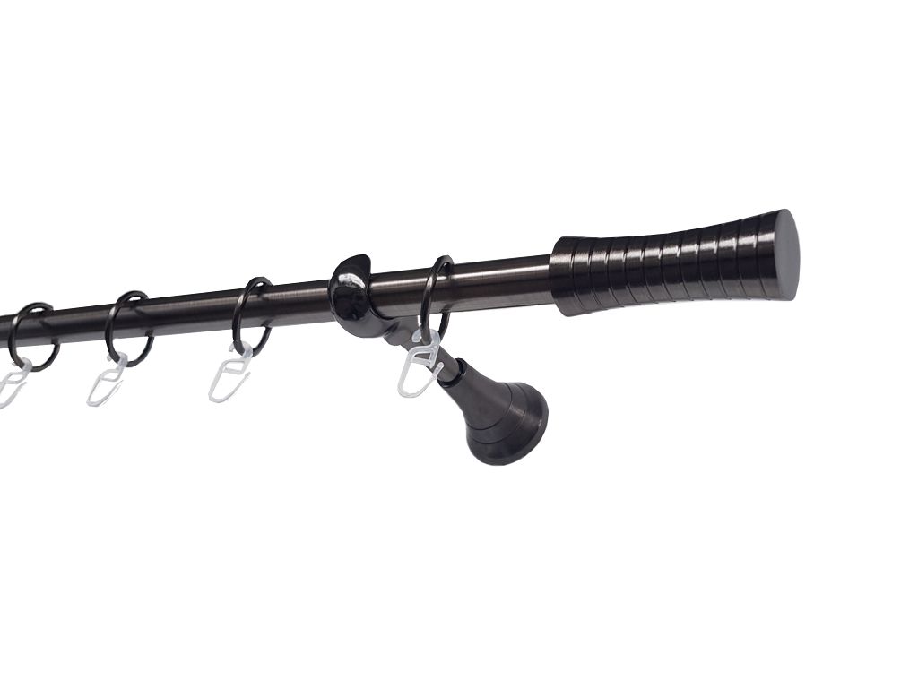 Galerie metalica Febris simpla 19 mm, Black Nickel