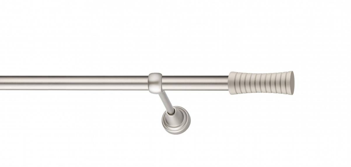Galerie metalica Febris -fără inele, simpla - clasic, 19 mm, satin nichel (argintiu mat)