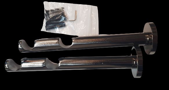 Consola Dubla Reglabila Moderna 19mm Black Nickel x 2 buc (copiază)