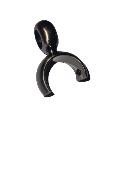 SUPORT/adaptor BARA PROFIL 19MM ANTIQUE BRASS - imagine 3