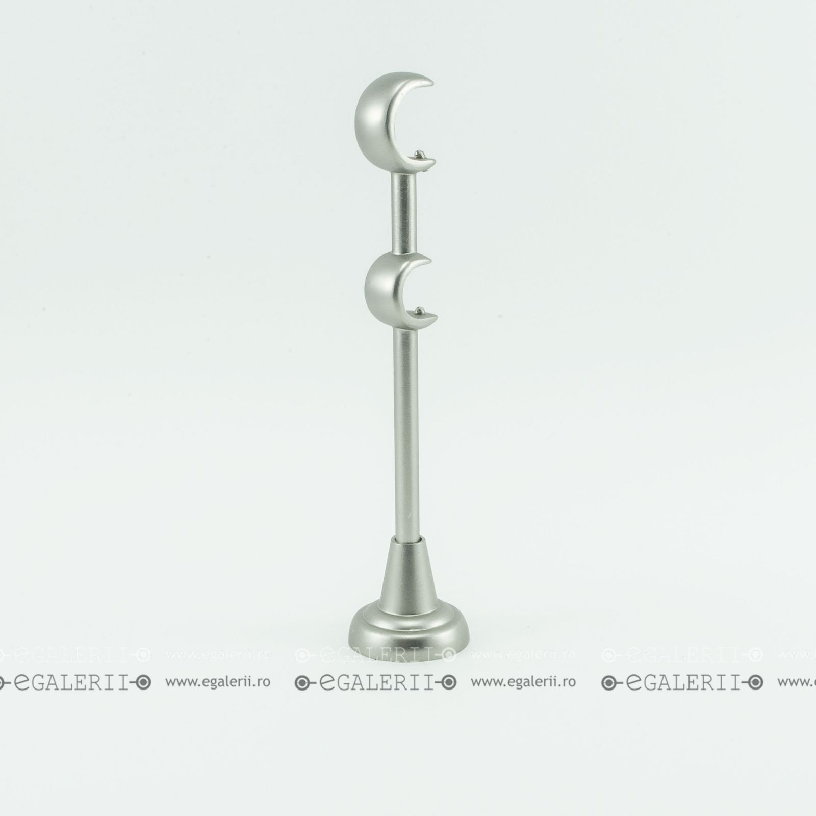 Consola Dubla Reglabila 25/16, 25 mm Satin nickel