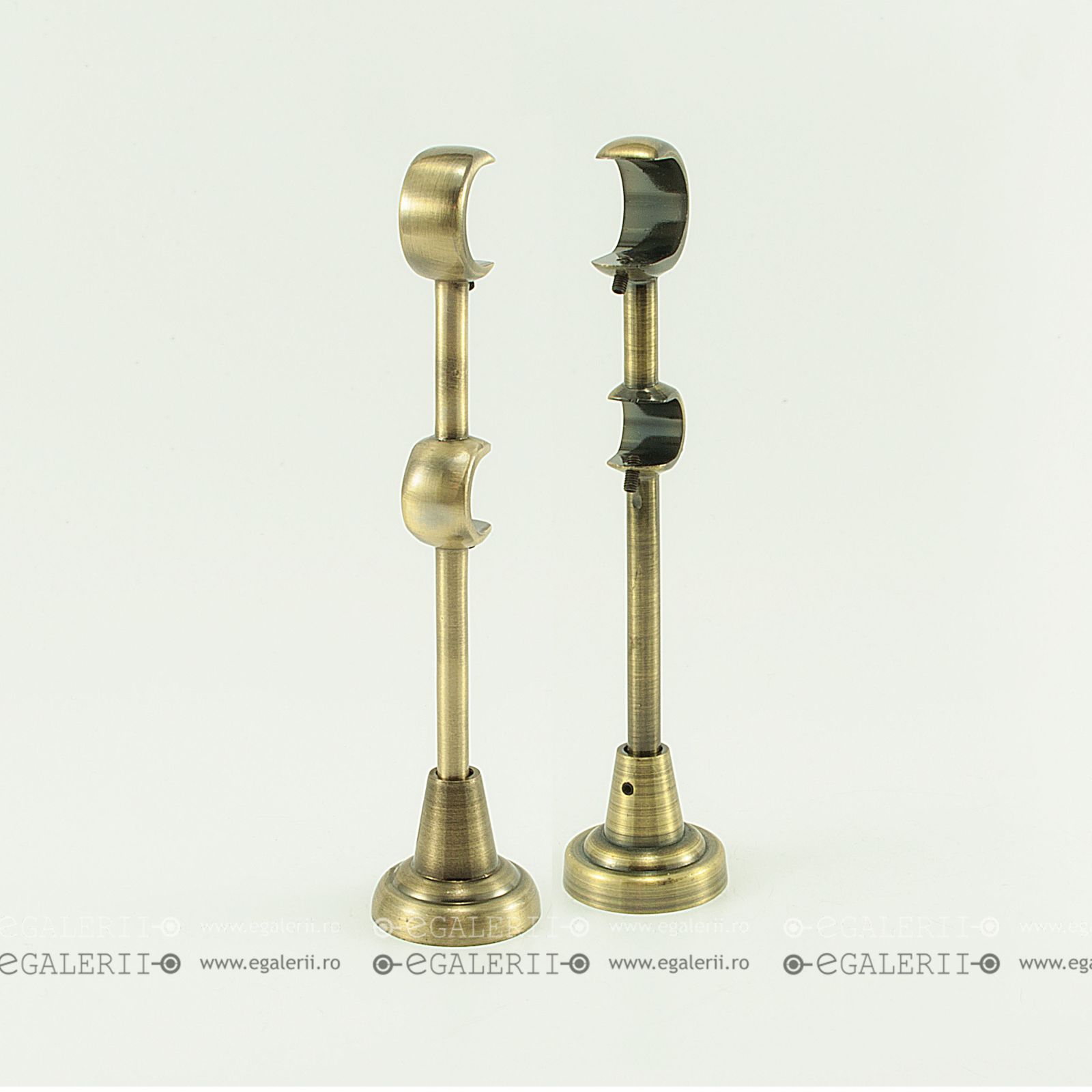 Consola Dubla Reglabila 25/19 25 mm Antique Brass x 1 buc - imagine 2