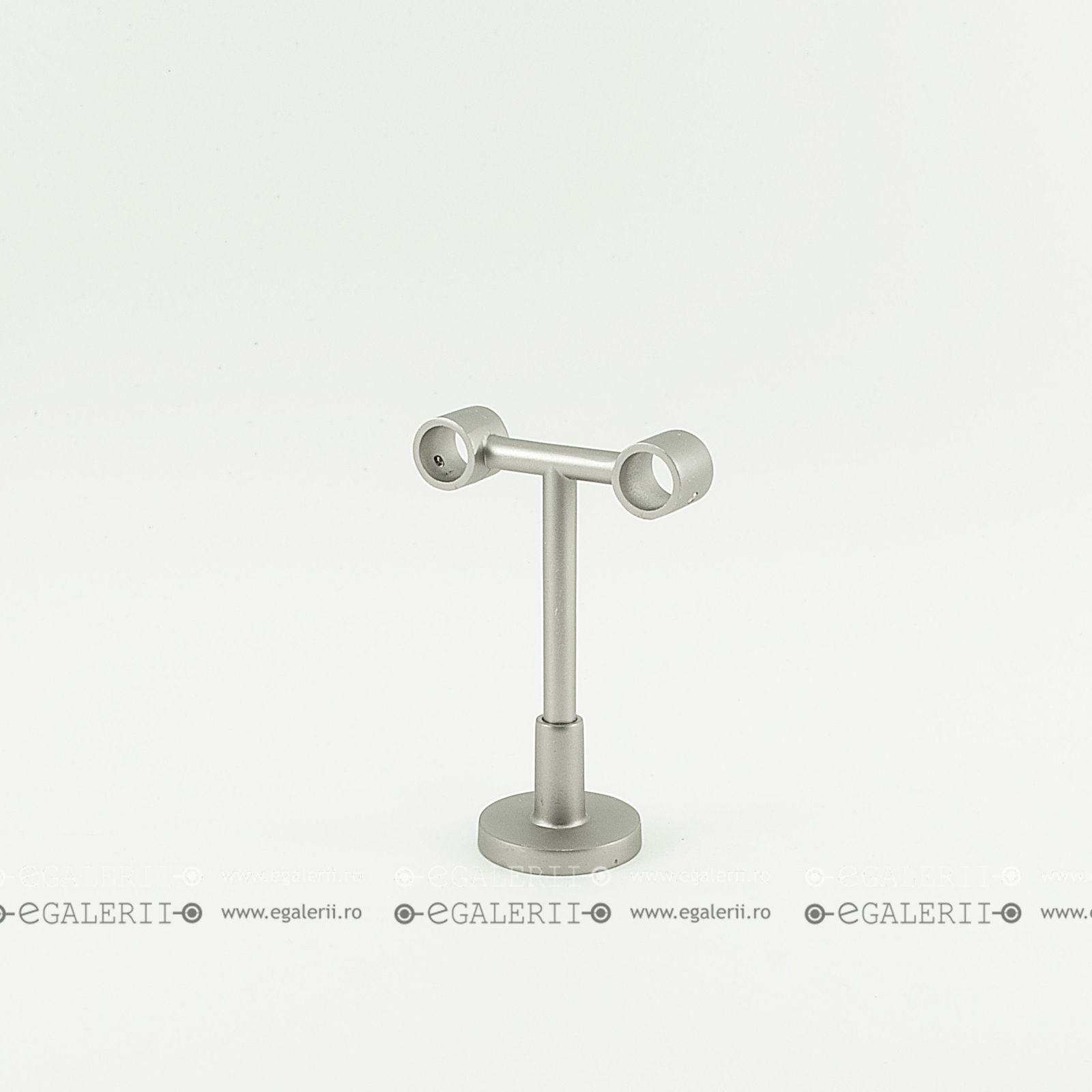 Consolă dublă de tavan, 16 mm Satin Nickel x 2 buc