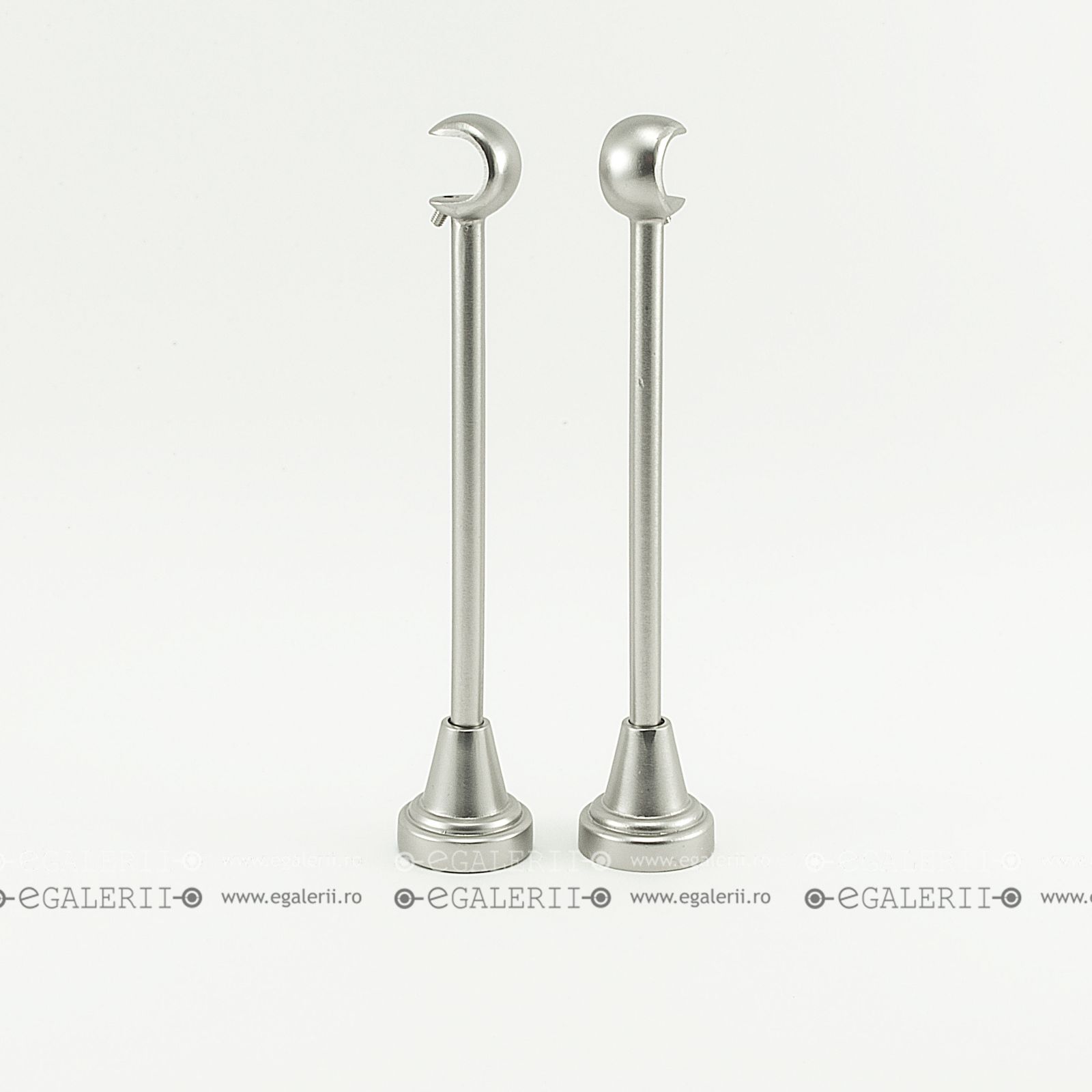 Consola Reglabilă Deschisă, 16mm, Satin Nickel. Pret/ 2 buc