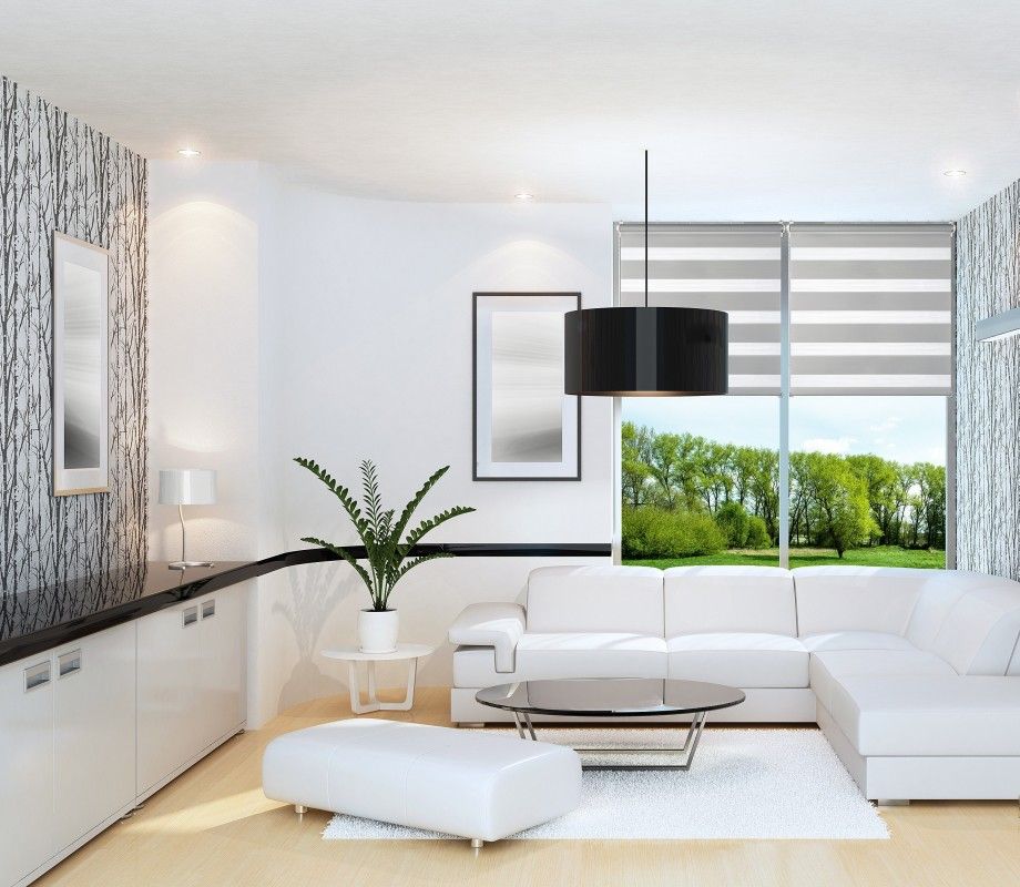 Roleta Day & Night Gri sistem Mini alb - imagine 4