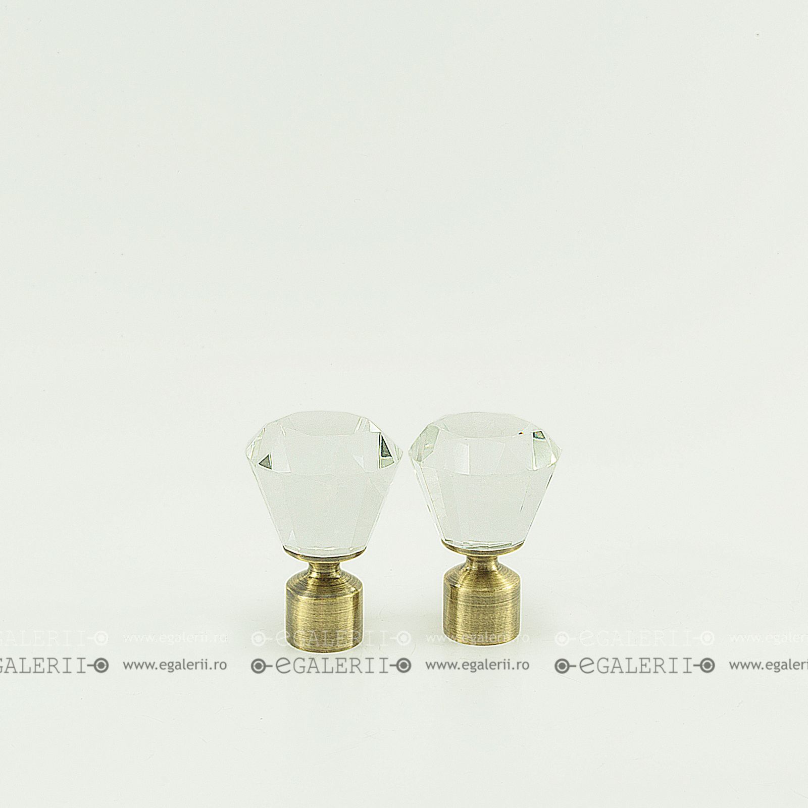 Ornament Conic Cristal 19mm Antique brass x 2 buc