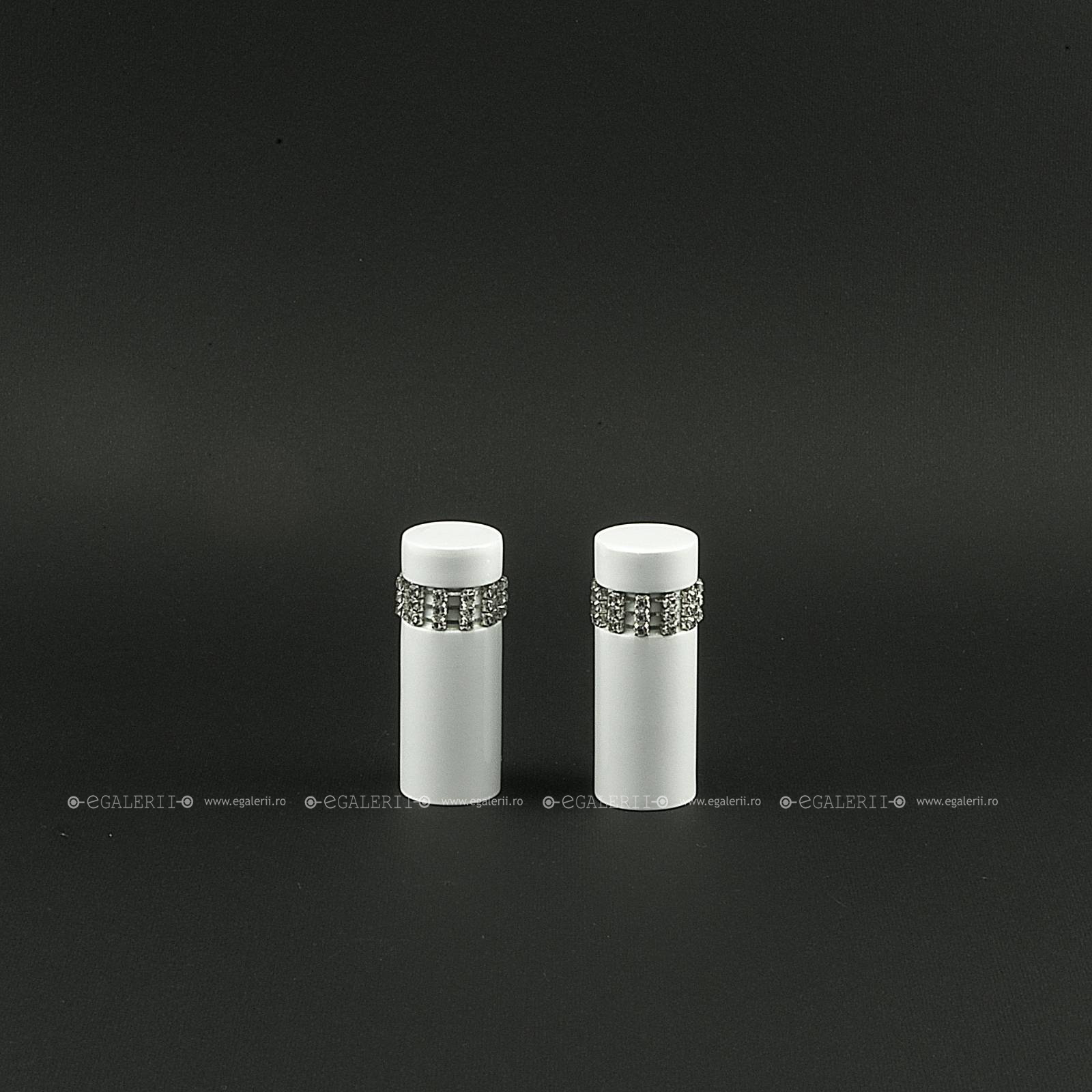 Ornament Dios 19mm White Matt x 2 buc