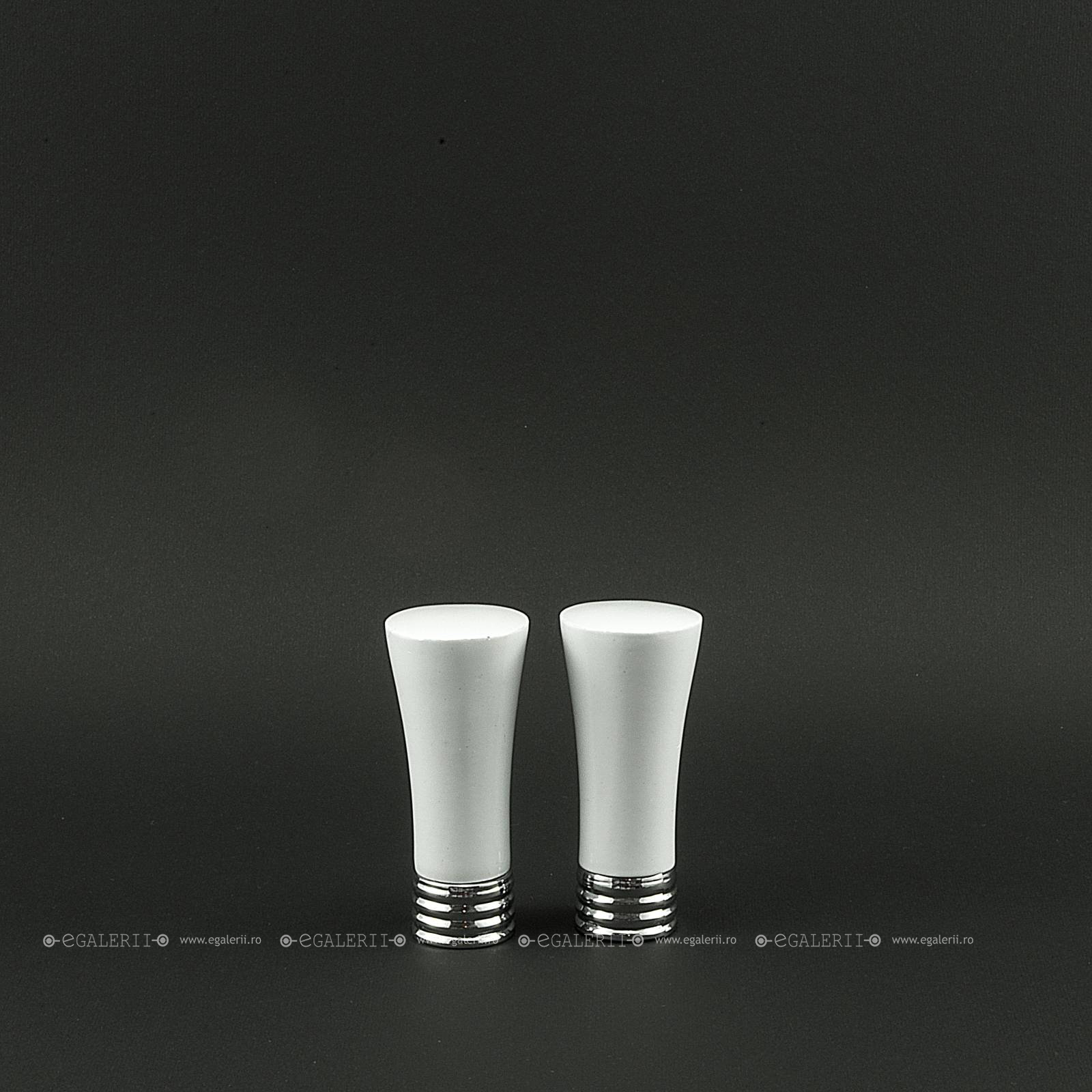 Ornament Conic Decor 19mm White Matt x 2 buc