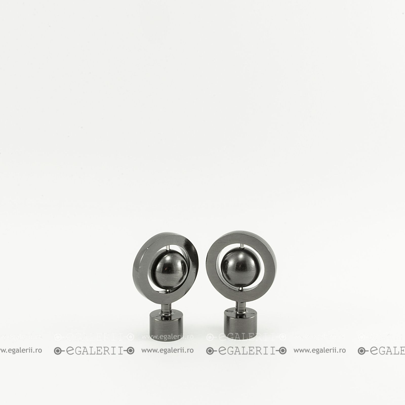 Ornament Jupiter 19mm Black Nickel x 2 buc
