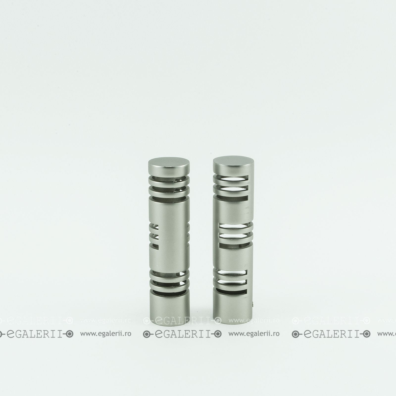 Ornament Elis 19mm Satin nickel x 2 buc