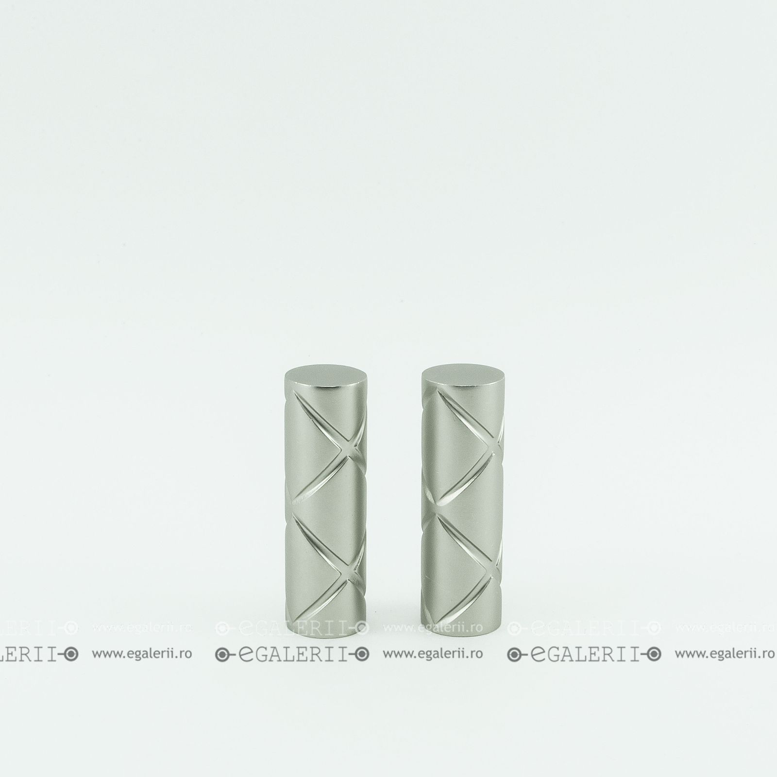 Ornament Ciel 19mm Satin nickel x 2 buc