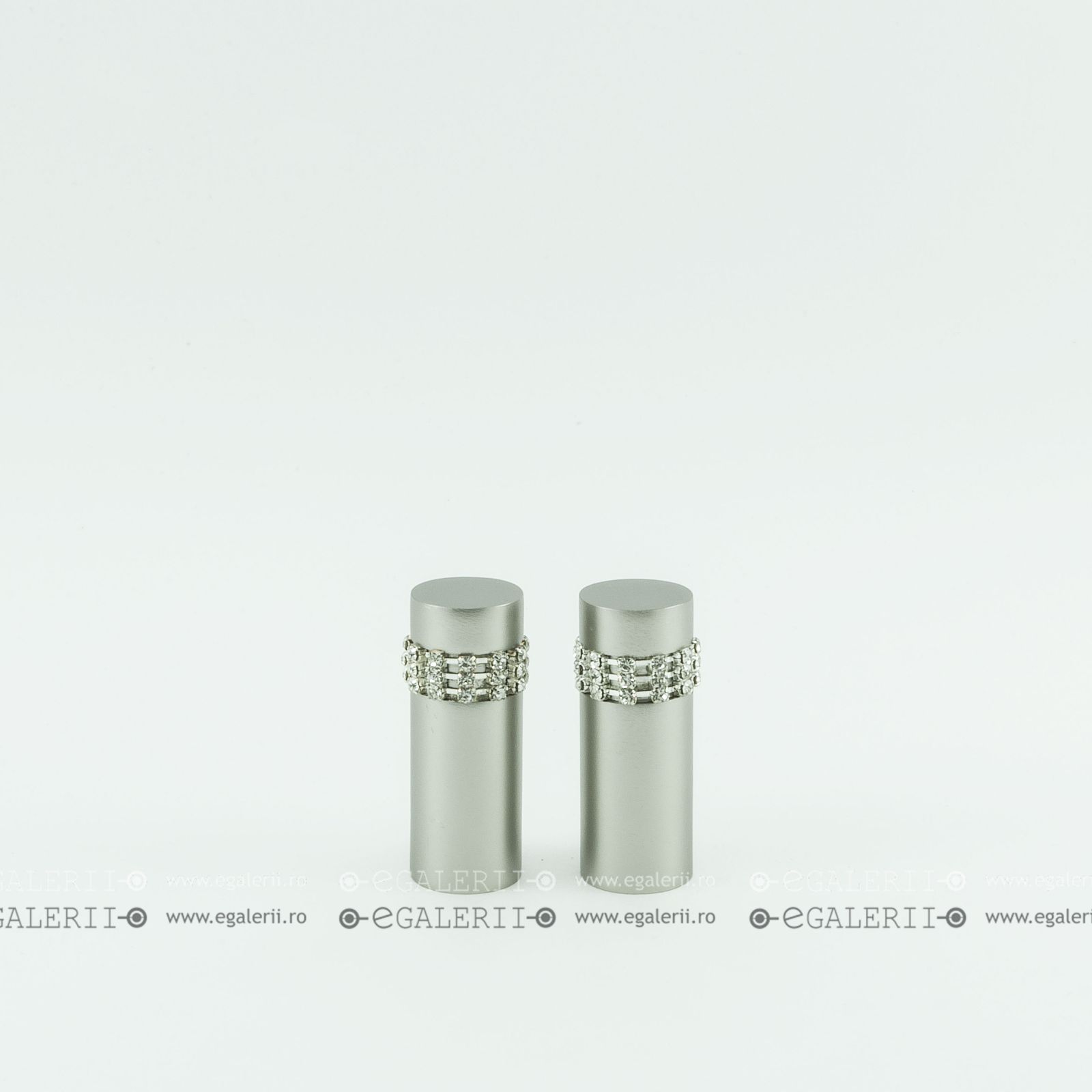 Ornament Dios 19mm Satin nickel x 2 buc