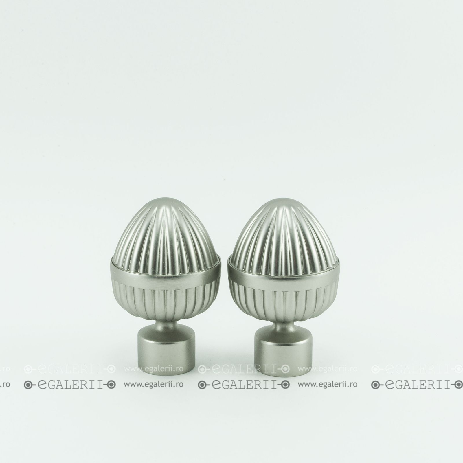 Ornament Odeon 25mm Satin nickel x 2 buc