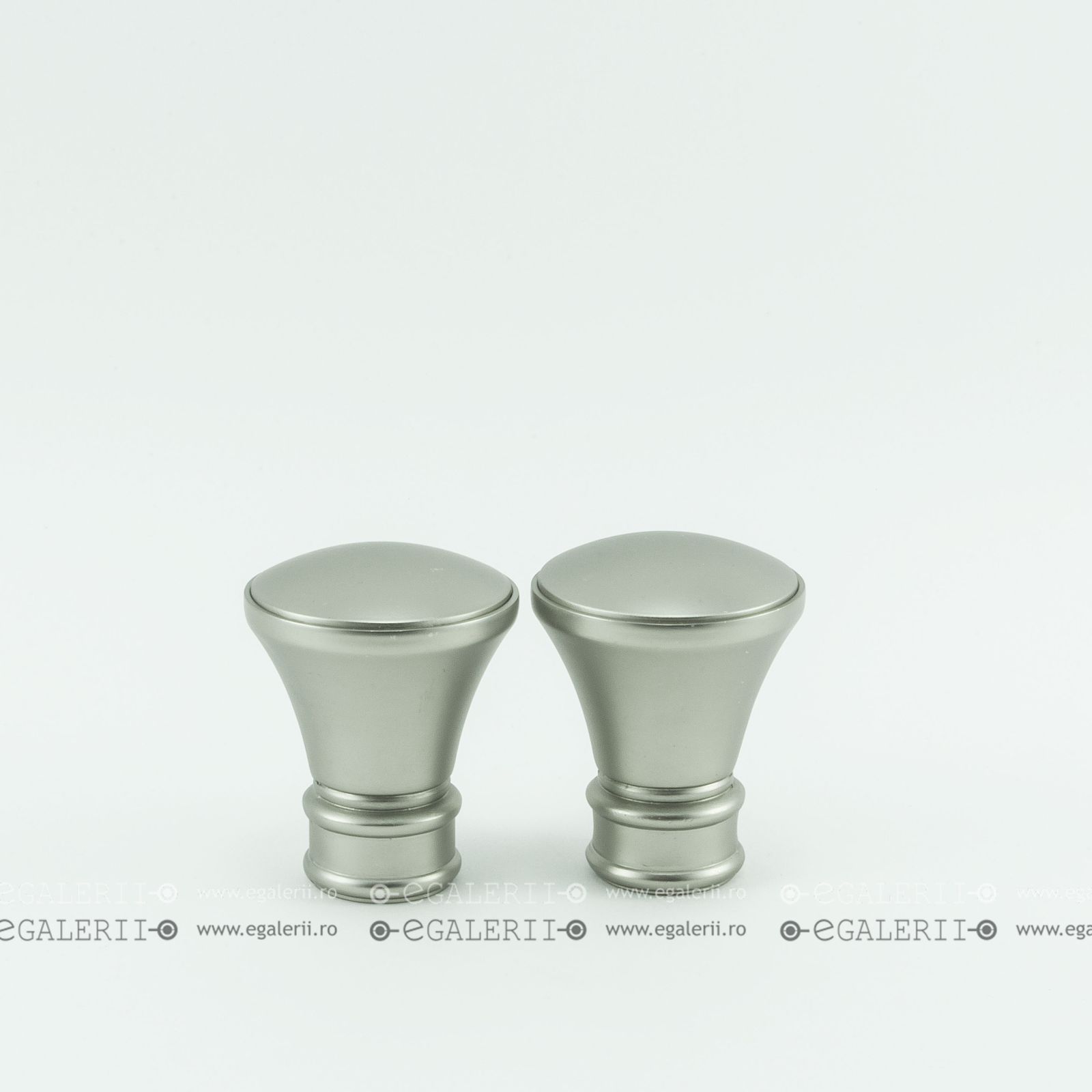 Ornament Conic 19mm Satin nickel x 2 buc