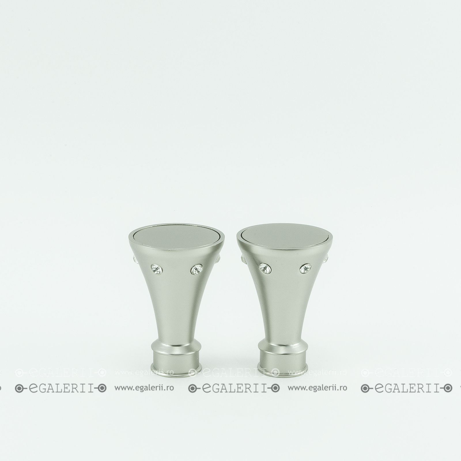Ornament Sigma 19mm Satin nickel x 2 buc