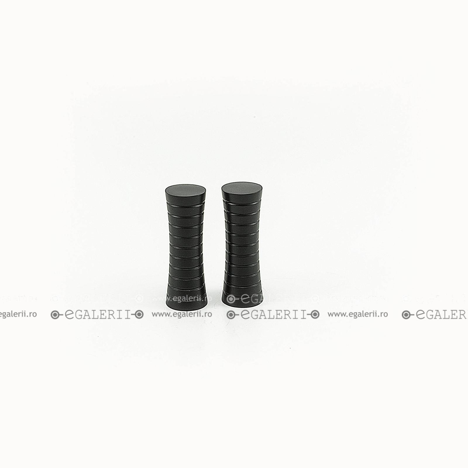 Ornament Ramses 19mm Black x 2 buc